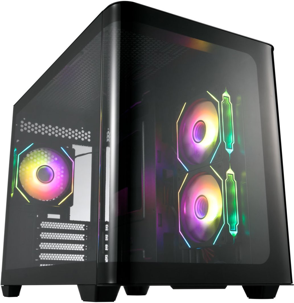 Obudowa FSP/Fortron S380-BA ARGB czarna (POC0000242)