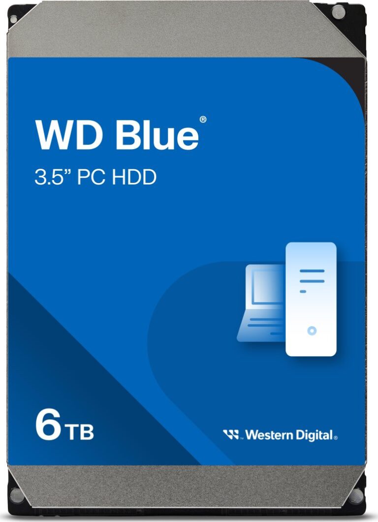 Dysk WD Blue 6TB 3.5" SATA III (WD60EZAX)