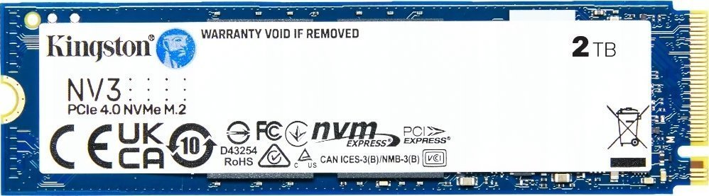 Dysk SSD Kingston SNV3S 4TB M.2 2280 PCI-E x4 Gen4 NVMe (SNV3S/4000G)