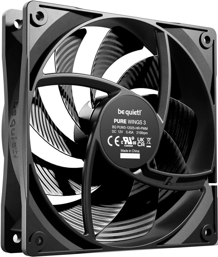 Wentylator be quiet! Pure Wings 3 120mm PWM high-speed 3-pack (BL140)
