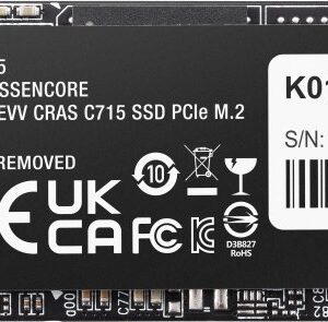 Dysk SSD Klevv CRAS C715 512 GB M.2 PCI Express 3.0 NVME 3D TLC NAND (K512GM2SP0-C7T)