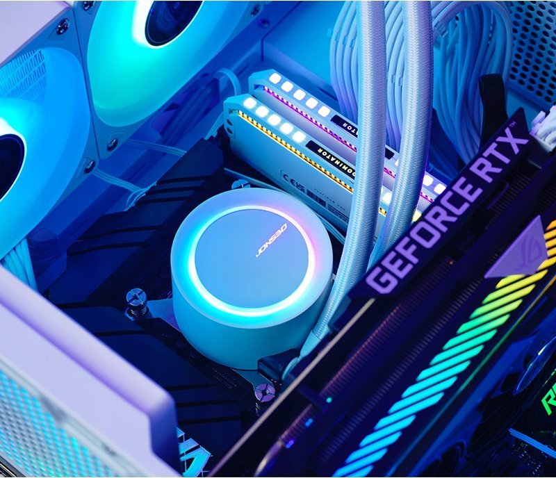 Chłodzenie wodne Jonsbo TG-240 AiO ARGB 240 mm Czarny