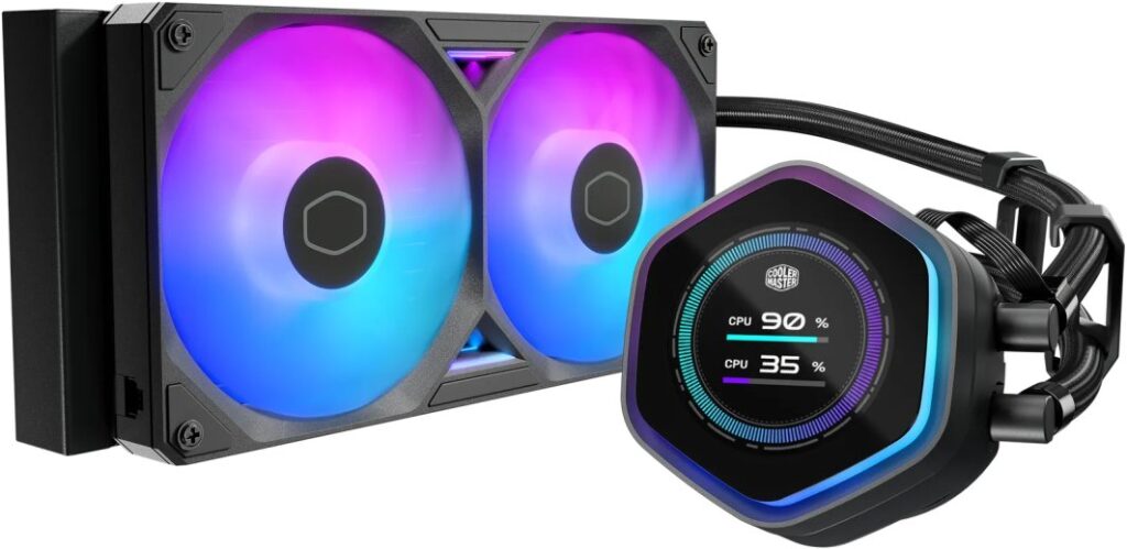 Chłodzenie wodne Cooler Master MasterLiquid Atmos II 240 LCD (MLX-D24M-A25SZ-L1)