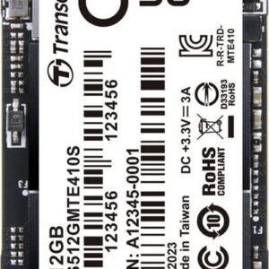 Dysk SSD Transcend 410S 512GB M.2 2242 PCI-E x4 Gen4 NVMe (TS512GMTE410S)