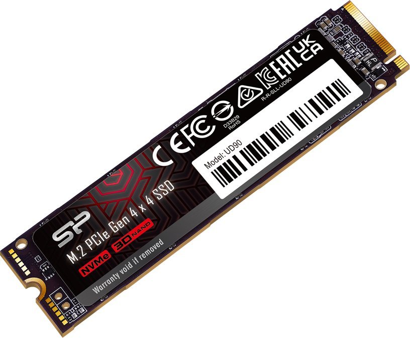 Dysk SSD Silicon Power UD90 4TB M.2 2280 PCI-E x4 Gen4 NVMe (SP04KGBP44UD9005)