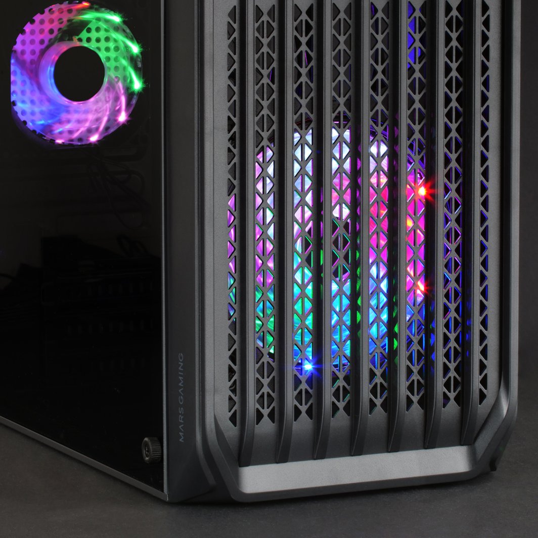 Obudowa Mars Gaming Mars Gaming MC-S2 PC Case mATX / FRGB / Window / MESH