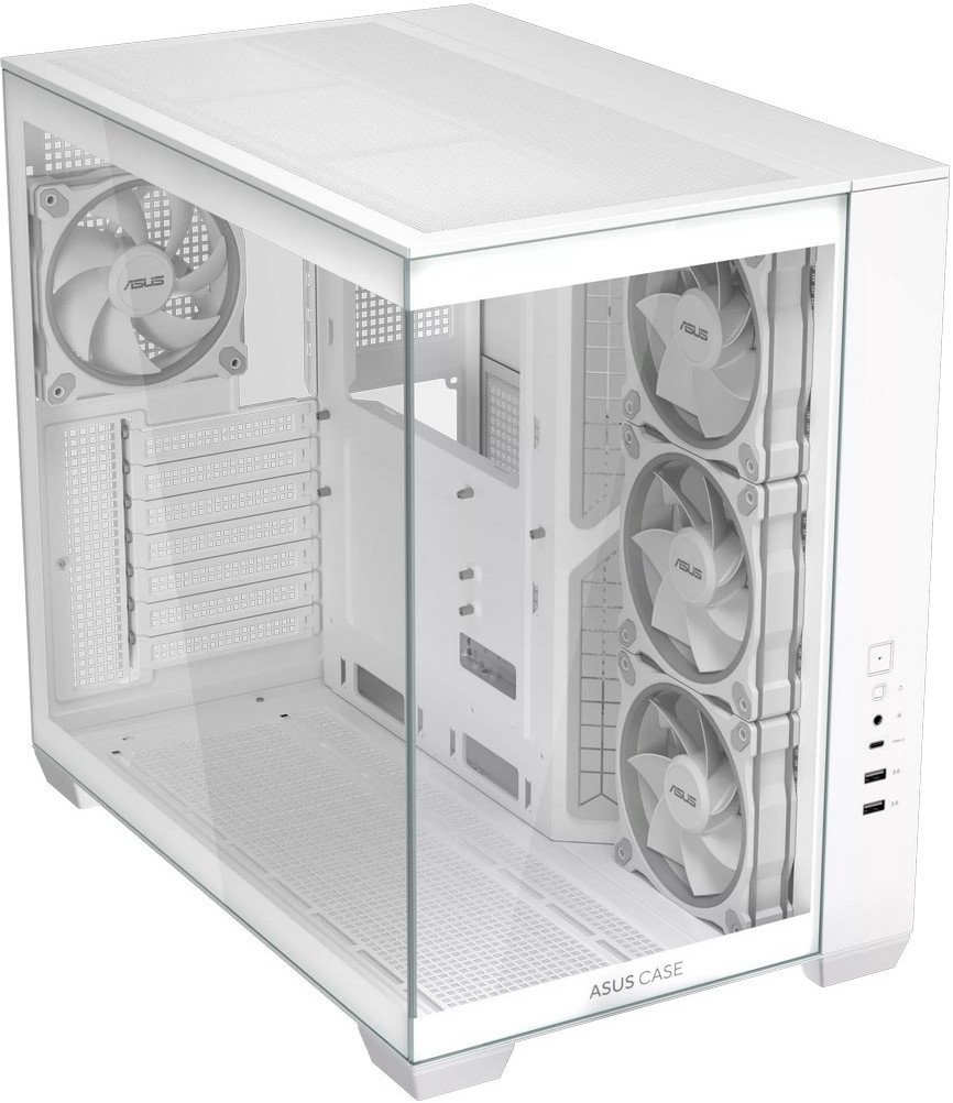 Obudowa Asus A32 Plus TG ARGB biała (90DC00S3-B19000)