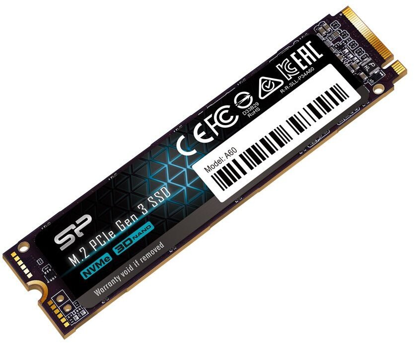 Dysk SSD Silicon Power P34A60 128GB M.2 2280 PCI-E x4 Gen3 NVMe (SP128GBP34A60M28)