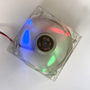 Wentylator EuroCase 80mm podświetlany RGB Molex