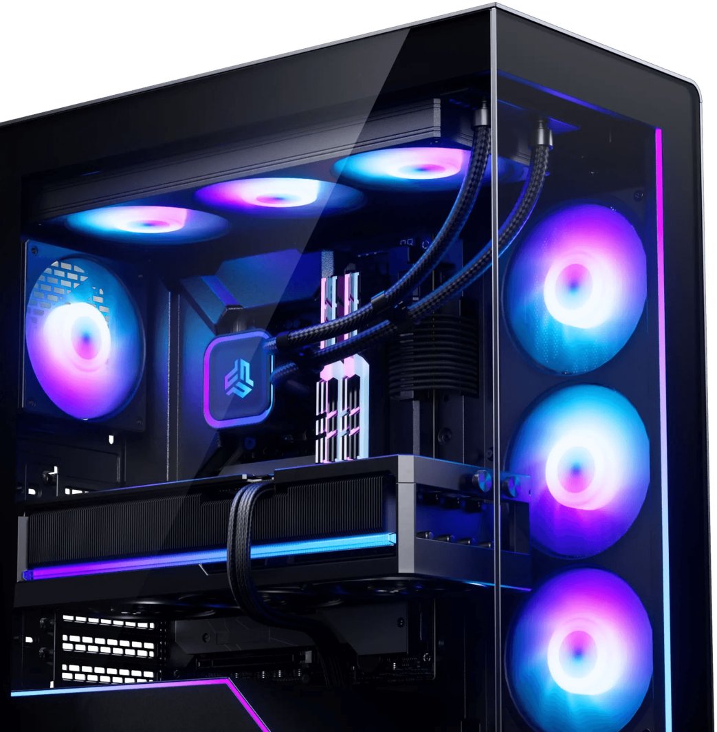 Obudowa Phanteks NV5X Obudowa PC, Midi-Tower, E-ATX, Tempered Glass, ARGB - czarny (PH-NV523X_DBK01)
