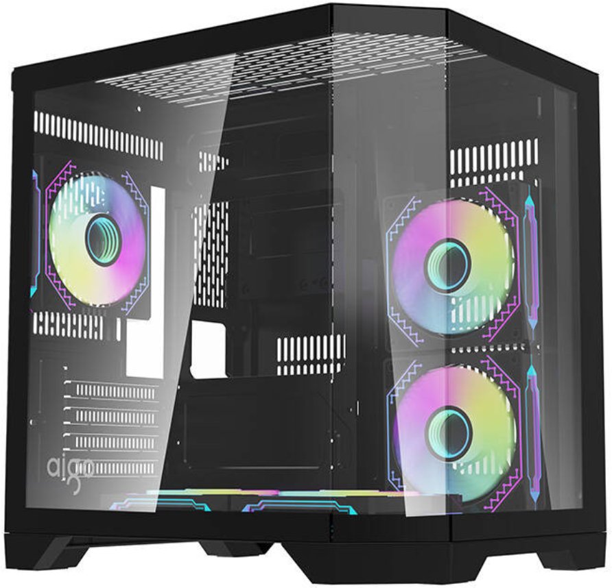 Obudowa Darkflash FT350 czarna ARGB