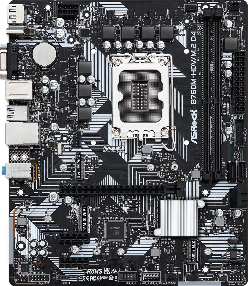 Płyta główna ASRock B760M-HDV/M.2 D4