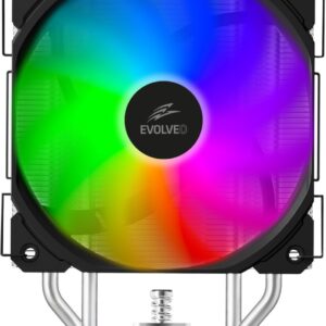 Chłodzenie CPU Evolveo QuietCool5 6x heatpipe czarny (QUIETCOOL5-BK)