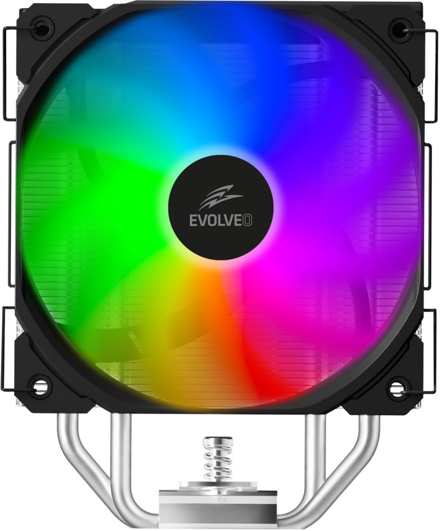 Chłodzenie CPU Evolveo QuietCool5 6x heatpipe czarny (QUIETCOOL5-BK)