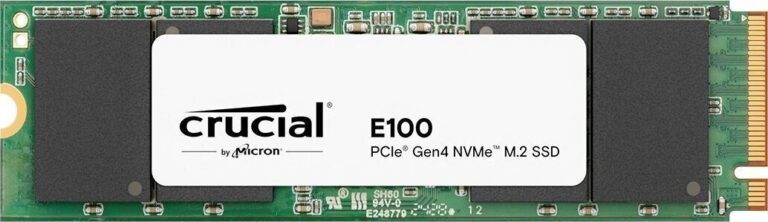 Dysk SSD Crucial E100 1TB M.2 2280 PCI-E x4 Gen4 NVMe (CT1000E100SSD8-T)