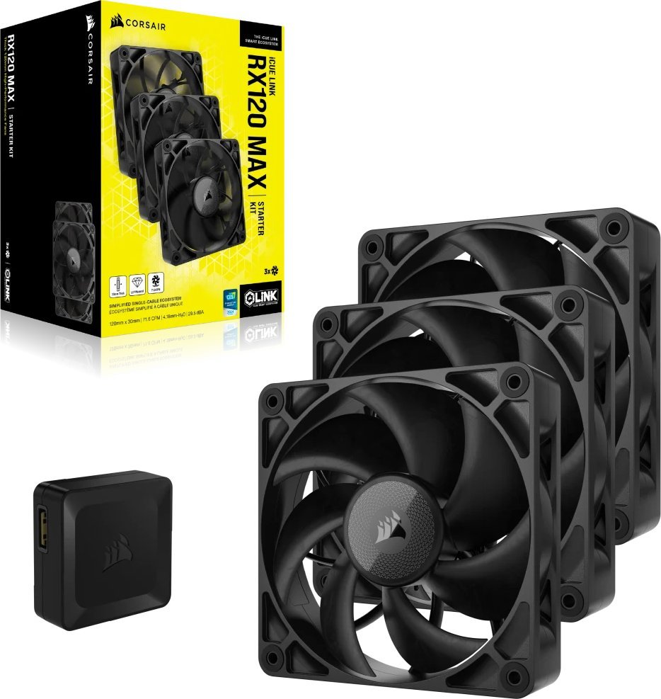 Wentylator Corsair iCUE LINK RX120 MAX 3-pack (CO-9051042-WW)