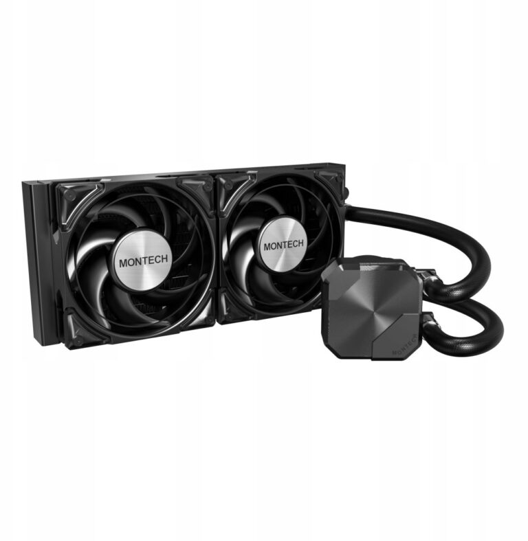 Chłodzenie wodne Montech HyperFlow Silent 240 Czarny