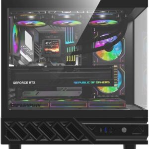 Obudowa Darkflash DS950 Czarny (DS950 BLK +6F)