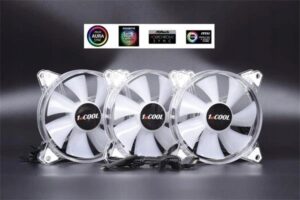 Wentylator 1stCOOL KIT AURA EVO CRYSTAL ARGB Kryształowy Biały (KIT-AURA-EVO-CR)