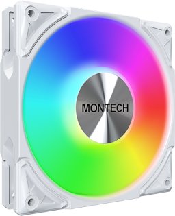 Wentylator Montech Metal Pro 12 ARGB PWM 3-pak (METAL PRO 12 ARGB PWM 3 in 1 (W))