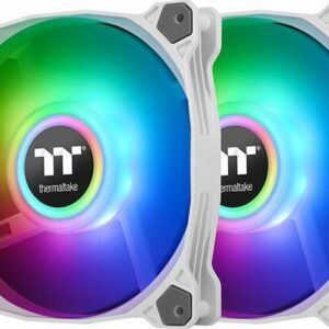 Wentylator Thermaltake Pure Duo 12 ARGB 2-pack Białe (CL-F097-PL12SW-A)