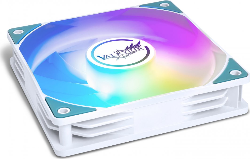 Wentylator Valkyrie V12F ARGB Biały