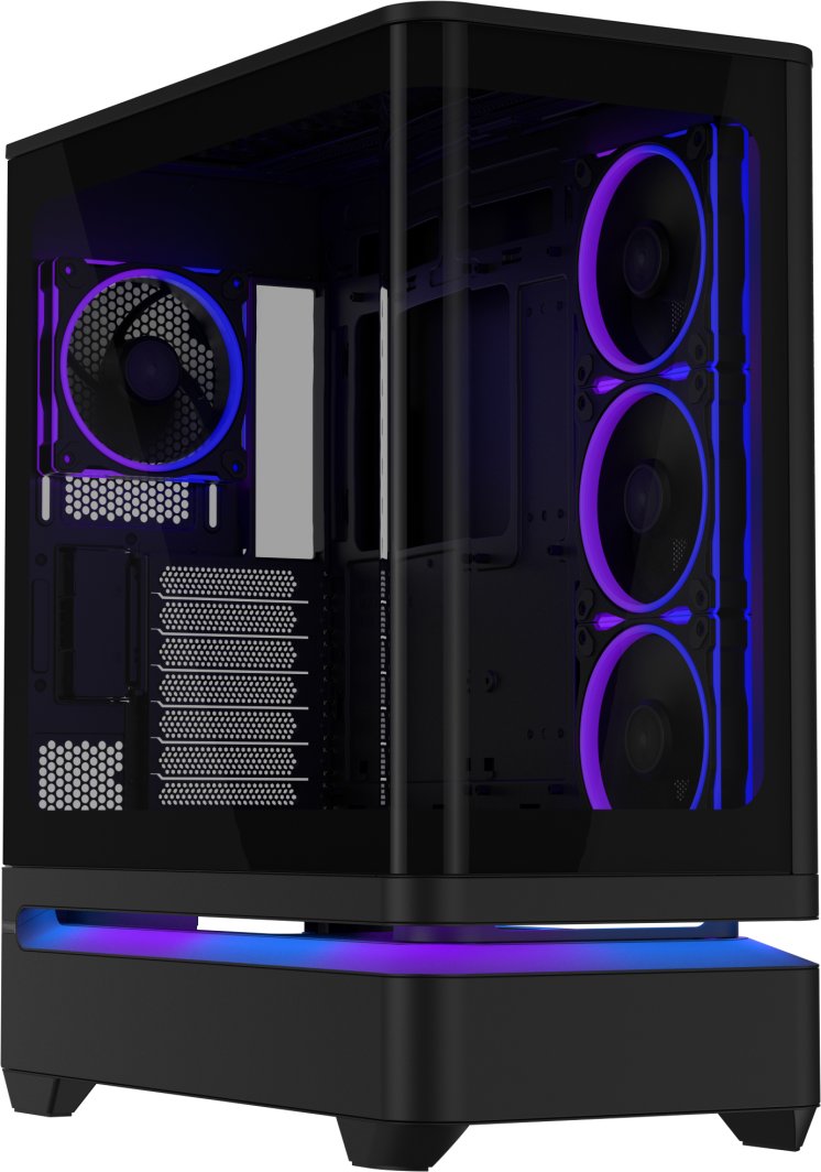 Obudowa Asus PRIME AP304 TG ARGB Black Czarny (90DC0110-B19000)