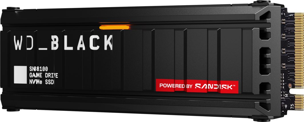 Dysk SSD SanDisk WD_BLACK SN8100 4TB M.2 2280 PCIe Gen5x4 NVMe (WDS400T1XHM-00CMT0)