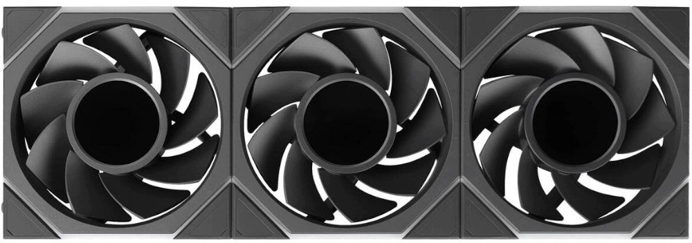 Wentylator Lian Li Wentylatory Uni Fan TL LCD Flex Wireless ARGB PWM Reverse Blade (zestaw 3 szt. 120mm Black (G9F.12RTLLCD1F3B.00)