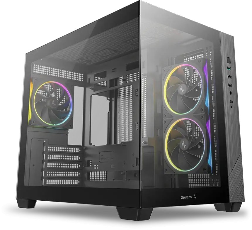 Obudowa Deepcool CG330 3F czarna (R-CG330-BKNGM3-G)