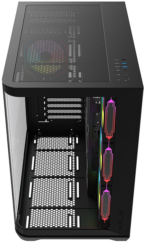 Obudowa Krux Tano ARGB czarna (KRXD015)