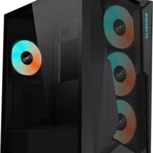 Obudowa Gigabyte C301 Glass czarna (GB-C301G)