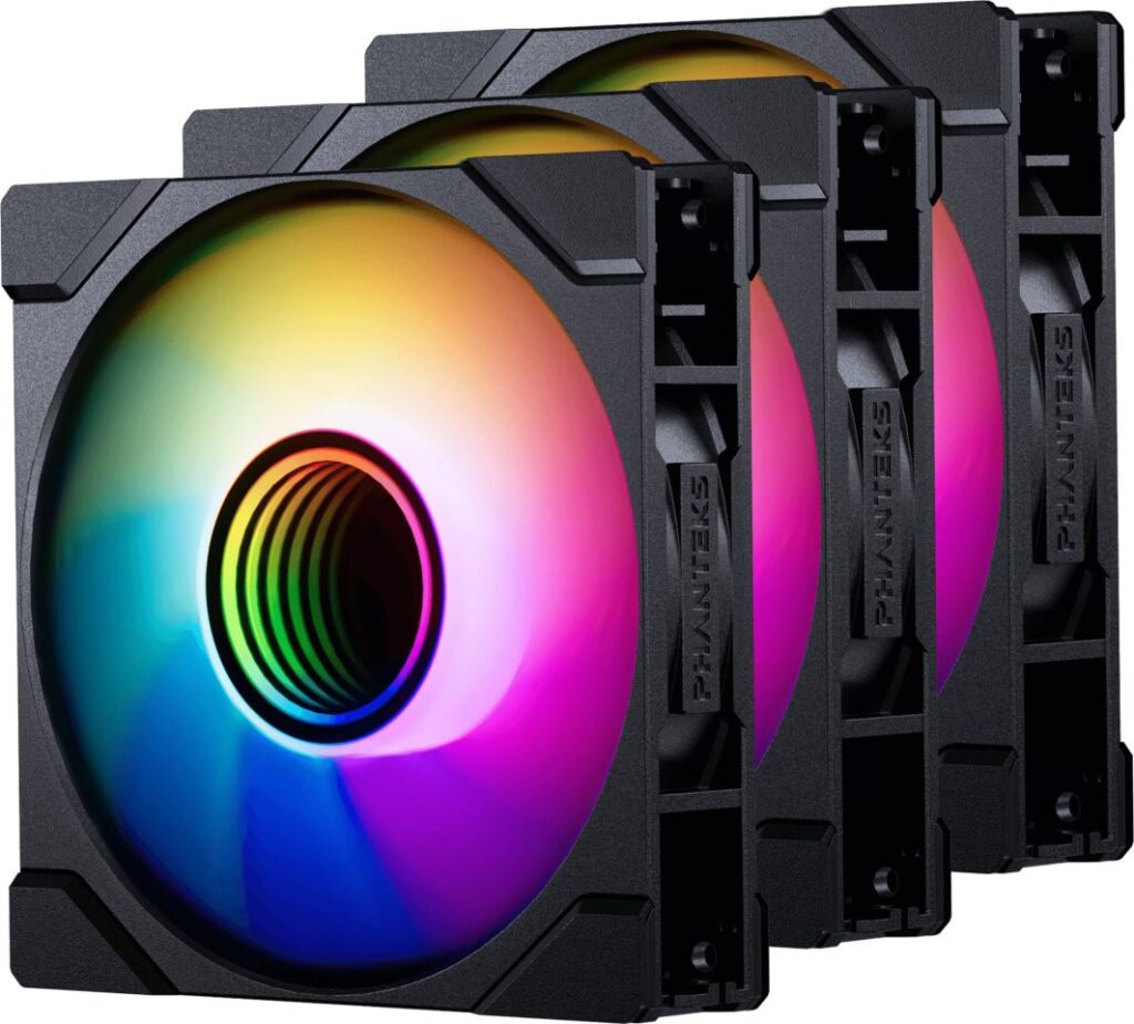 Wentylator Phanteks M25G2-120 D-RGB Reverse Blade 3-pack czarny (PH-F120M25R_G2_DBK01_3P)