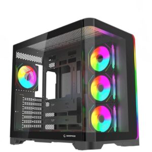 Obudowa Rampage Lyron czarna (LYRON-BLACK)