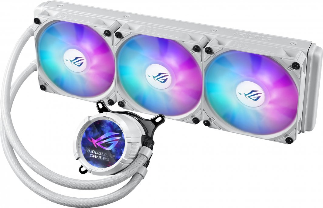 Chłodzenie wodne Asus ROG Strix LC III 360 ARGB LCD White (90RC00W2-M0UAY0)