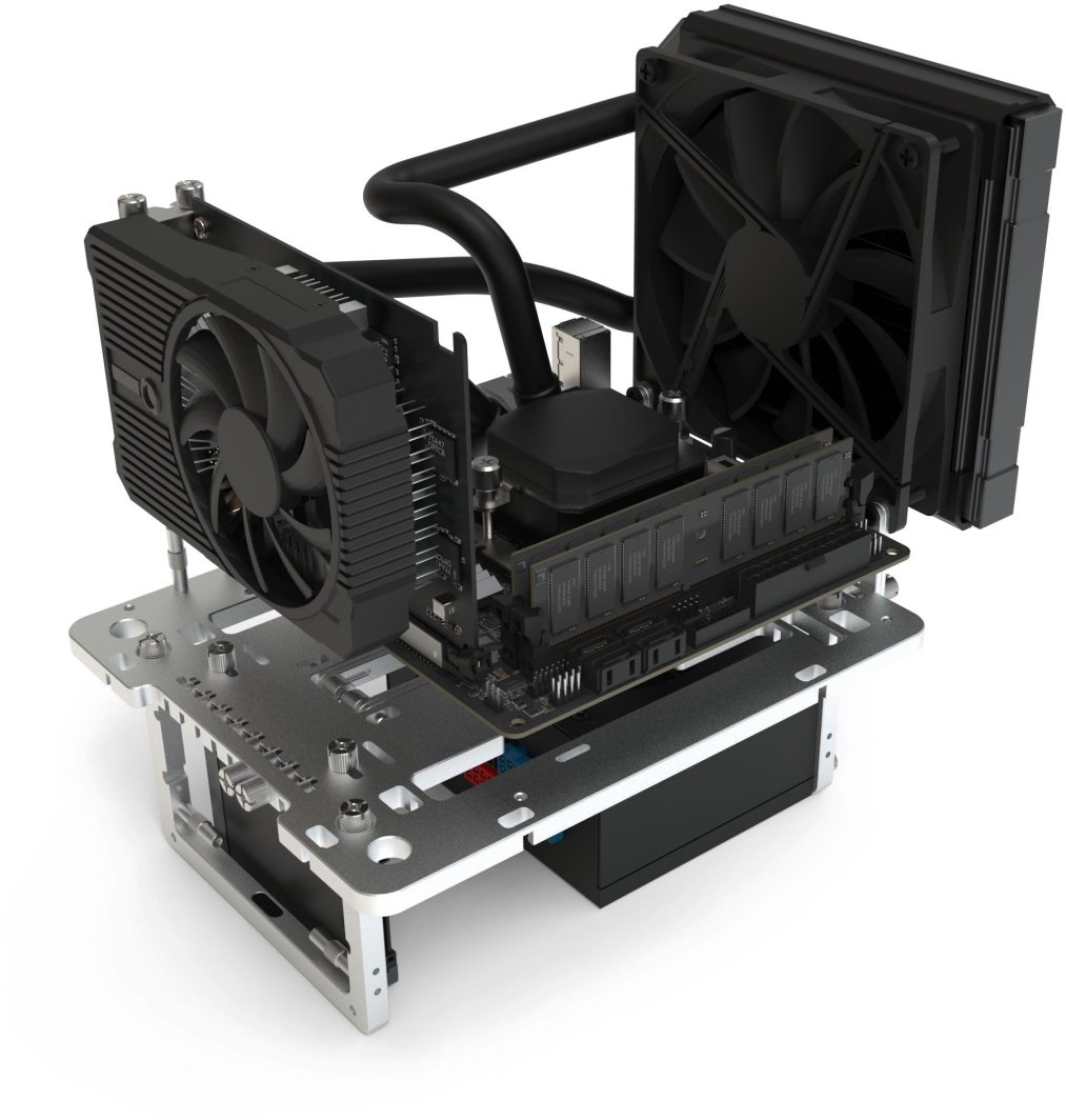Obudowa Streacom BC1 Mini V2 Benchtable Tytanowy (ST-BC1T-MINI-V2)