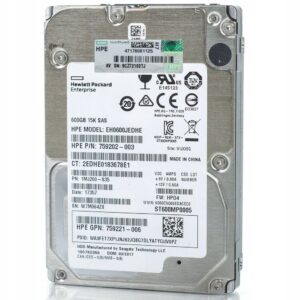 Dysk HP 600GB 12G SAS 15K