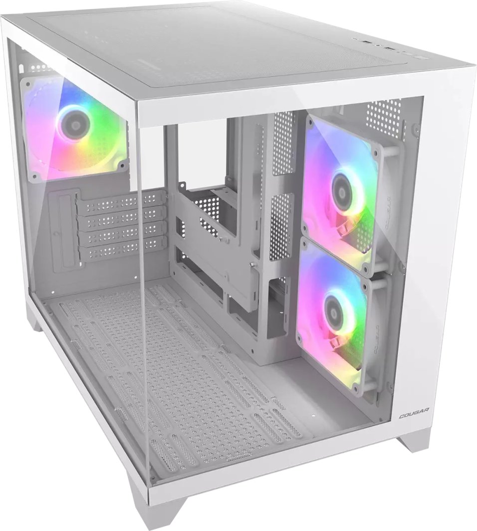 Obudowa Cougar CGR-2QA6W-RGB Biały (382QA60.0002)