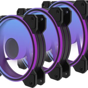 Wentylator PREYON Eagle Eye 120 PWM ARGB 3-pack (PEE1203B)