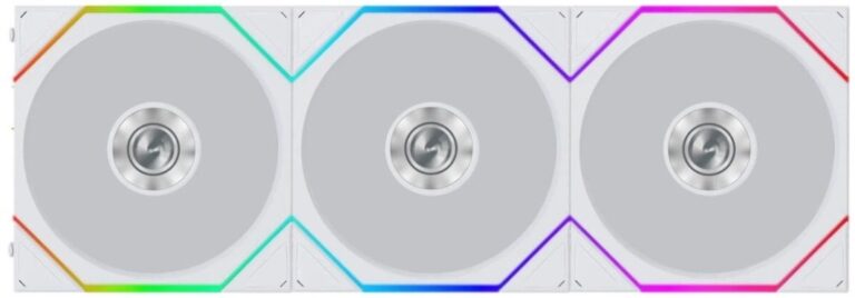 Wentylator Lian Li Wentylatory Uni Fan TL Flex Wireless ARGB PWM Reverse Blade (zestaw 3 szt. 120mm White (G9F.12RTL1F3W.00)