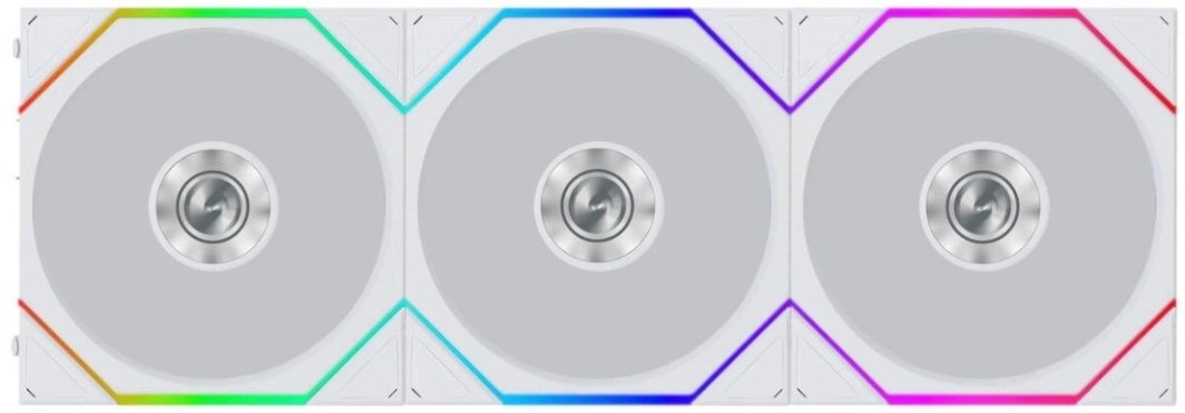 Wentylator Lian Li Wentylatory Uni Fan TL Flex Wireless ARGB PWM Reverse Blade (zestaw 3 szt. 120mm White (G9F.12RTL1F3W.00)