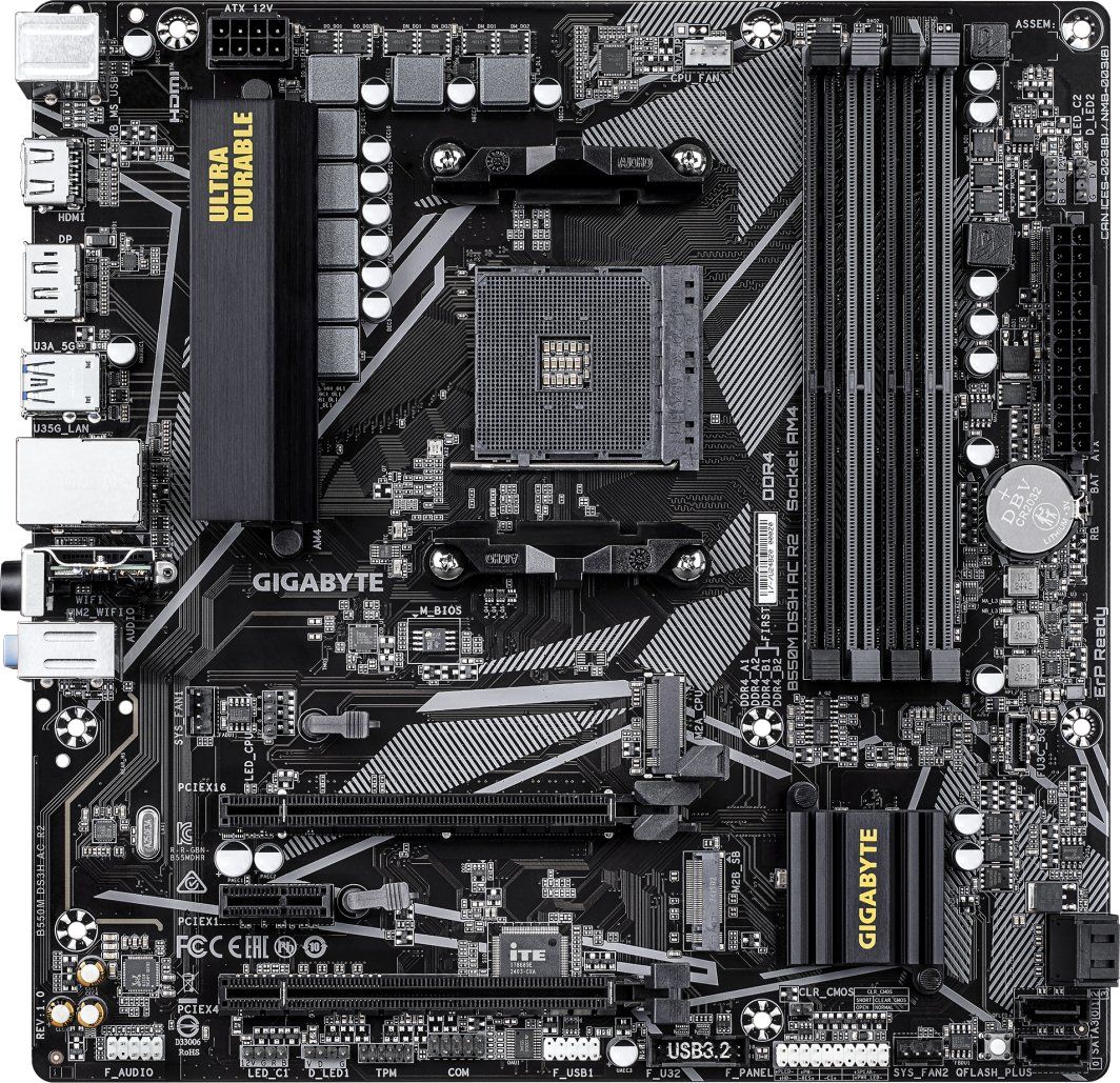 Płyta główna Gigabyte B550M DS3H AC R2