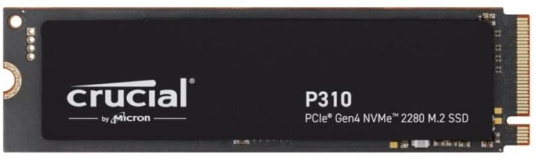Dysk SSD Crucial P310 1TB M.2 2280 PCI-E x4 Gen4 NVMe (CT1000P310SSD8-T)