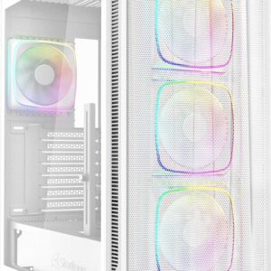 Obudowa Sharkoon AK5M RGB biała