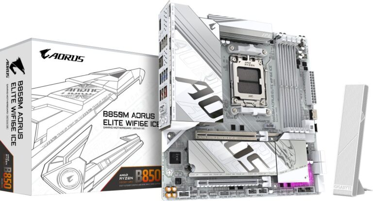 Płyta główna Gigabyte B850M AORUS ELITE WIFI6E ICE