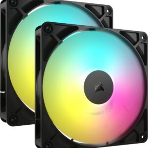 Wentylator Corsair RS140 PWM ARGB Czarny 2-pack (CO-9050183-WW)