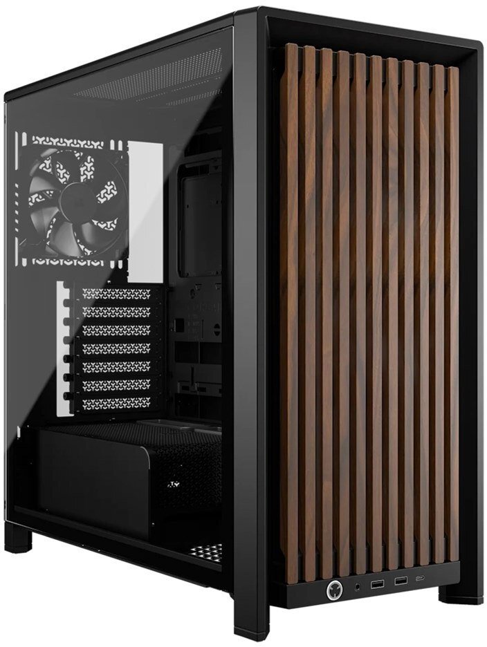 Obudowa Corsair FRAME 4000D RS Wood Czarny/Orzech (CC-9011340-WW)