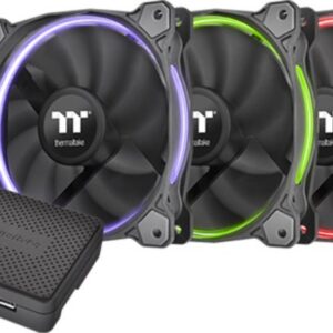 Wentylator Thermaltake Riing 12 RGB 3-pack + Hub (CL-F049-PL12SW-A)
