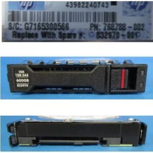 Dysk HP DRV HDD 600GB 12G 10K SFF SAS