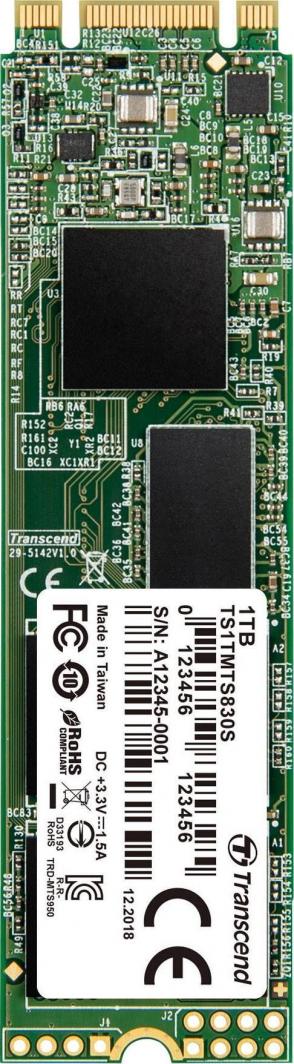 Dysk SSD Transcend 830S 512GB M.2 2280 SATA III (TS512GMTS830S)